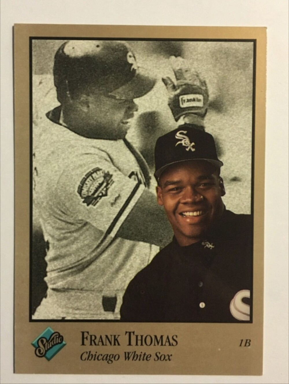 1992 Leaf Studio #159 Frank Thomas Chicago White Sox Mint Condition